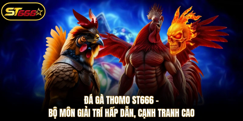 Đá gà Thomo ST666 - Bộ môn giải trí hấp dẫn, cạnh tranh cao