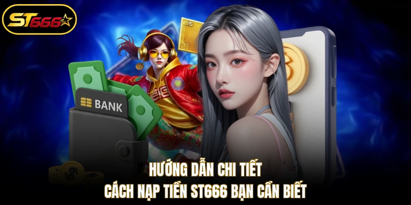 Hướng dẫn chi tiết cách nạp tiền ST666 bạn cần biết