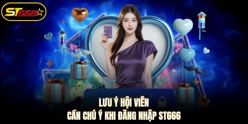 Lưu ý hội viên cần chú ý khi đăng nhập ST666