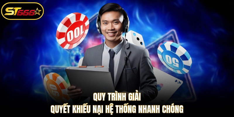 Quy trình giải quyết khiếu nại hệ thống nhanh chóng