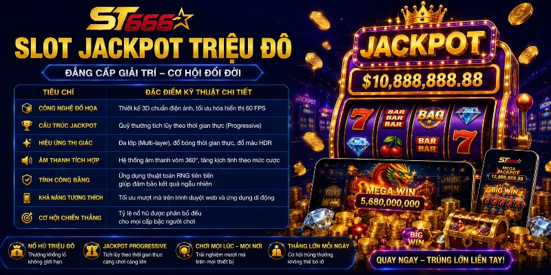 Slot sở hữu giao diện hiện đại và tính năng hấp dẫn
