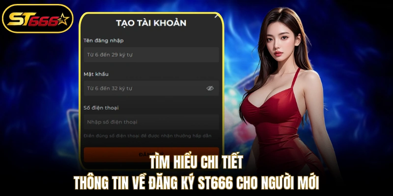 Tìm hiểu chi tiết thông tin về đăng ký ST666 cho người mới