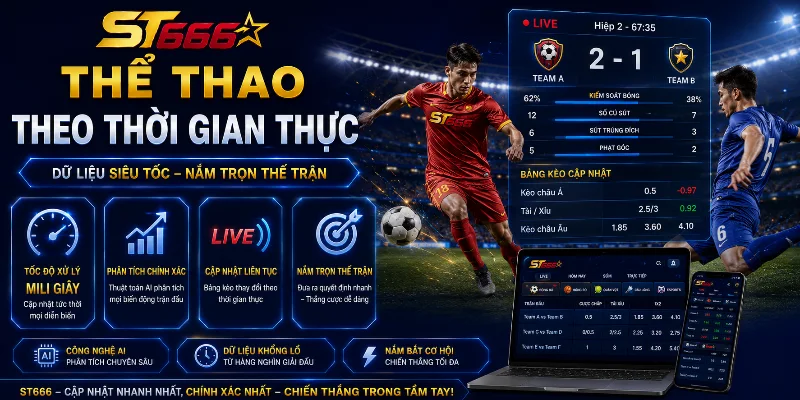 Trải nghiệm thể thao với giao diện trực quan hiện đại